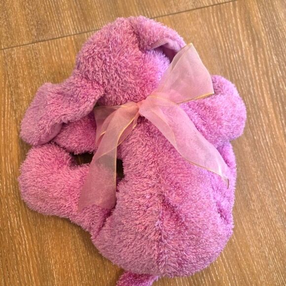 Vintage Commonwealth Purple Sparkle Puppy Dog 18" PlushStuffed Animal Toy 2000 - Picture 6 of 7